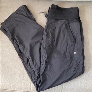 Lululemon black dance studio pants size 10